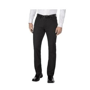 NEW US Urban Star Men's 32X32 Black Stretch Relaxed Fit Straight Leg Pants L1059